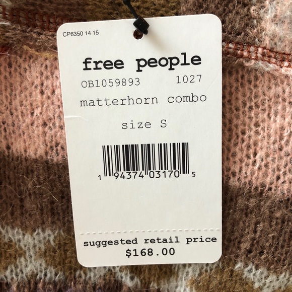 NWT Free People December Skies Poncho - Picture 4 of 5
